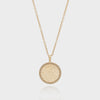 Anna Beck Classic Large Medallion Necklace - Gold