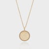 Anna Beck Classic Large Medallion Necklace - Gold