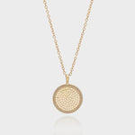 Anna Beck Classic Large Medallion Necklace - Gold