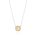 Anna Beck Dotted Disc Necklace - Gold