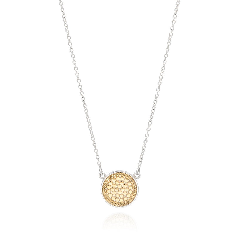 Anna Beck Dotted Disc Necklace - Gold