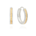 Anna Beck Classic Small Hinge Reversible Hoop  Earrings