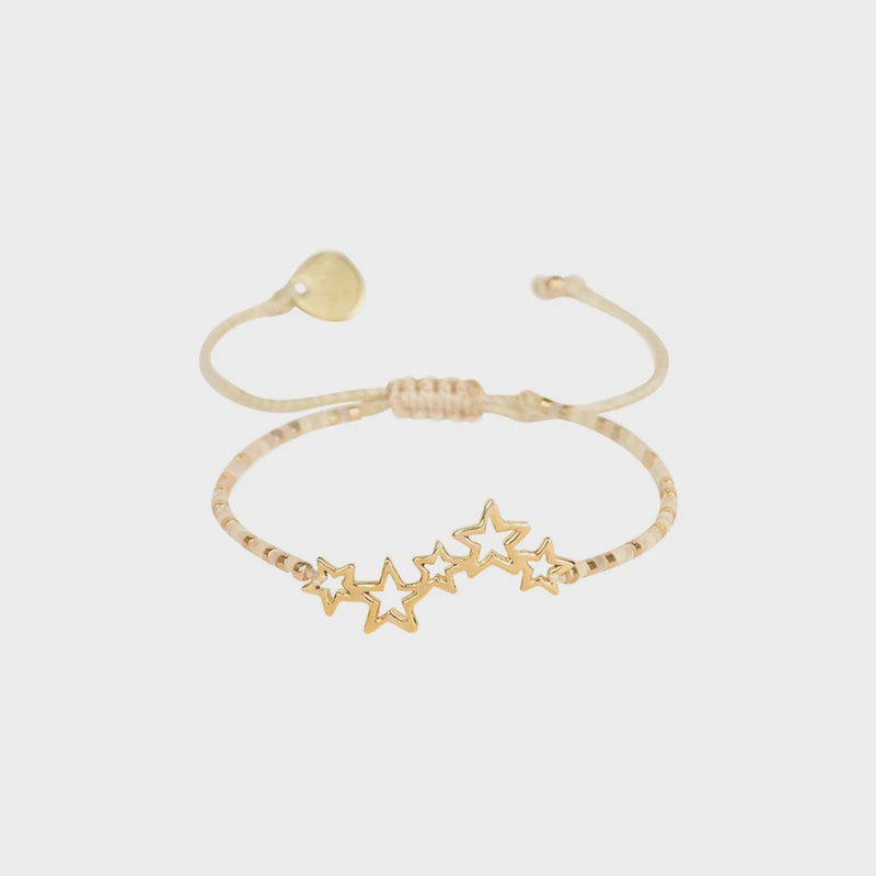 Mishky Constellation Bracelet - White/Gold