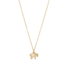 Anna Beck Small Elephant Charm Charity Necklace - Gold