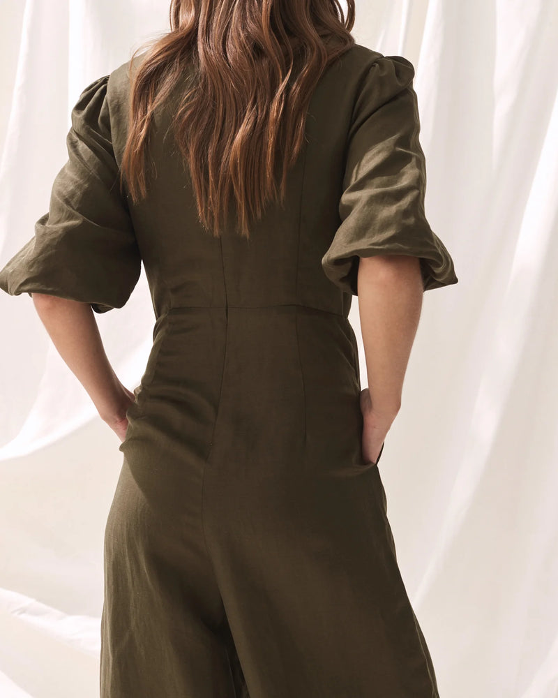 Sancia Aida Jumpsuit - Moss