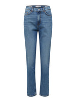 Selected Femme Amy High Waist Slim Jeans - Blue Wash