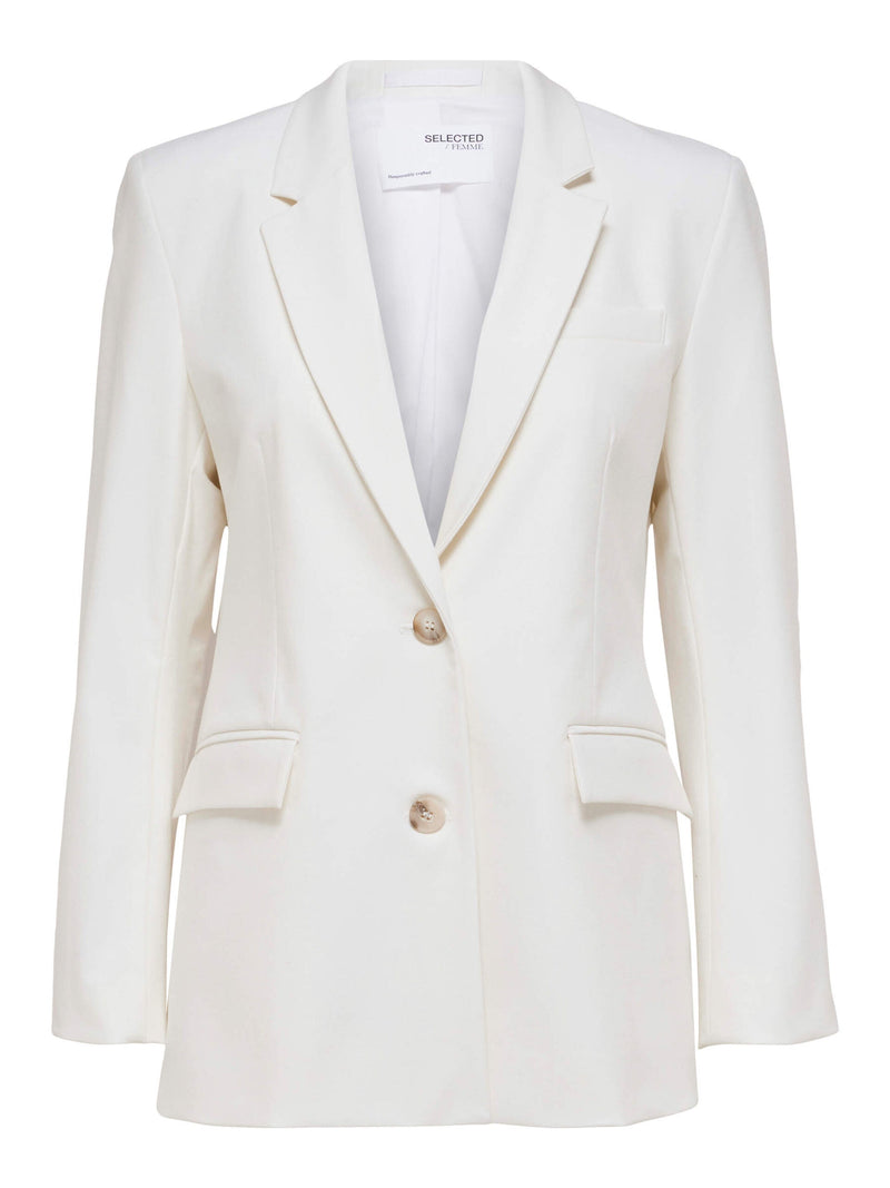 Selected Femme Eliana Blazer - Snow White