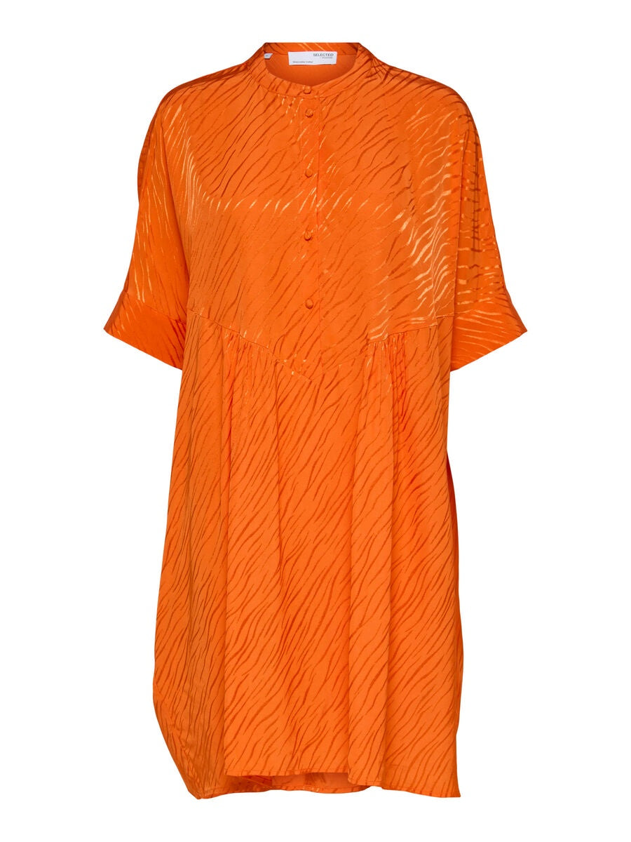 Selected Femme Abienne Dress - Orange