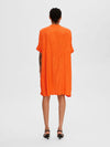 Selected Femme Abienne Dress - Orange