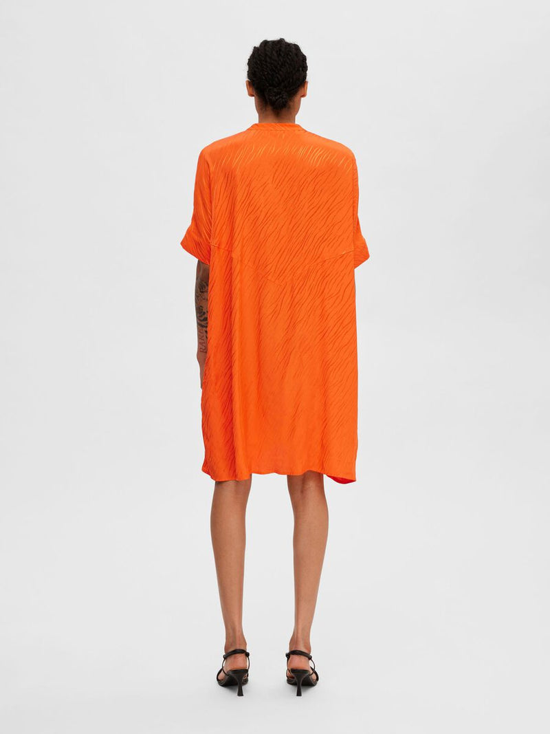 Selected Femme Abienne Dress - Orange