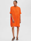 Selected Femme Abienne Dress - Orange