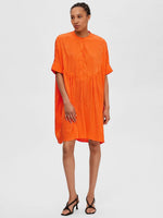Selected Femme Abienne Dress - Orange