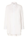 Selected Femme Iconic L/S Shirt - Snow White
