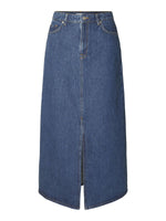 Selected Femme Esther Denim Midi Skirt