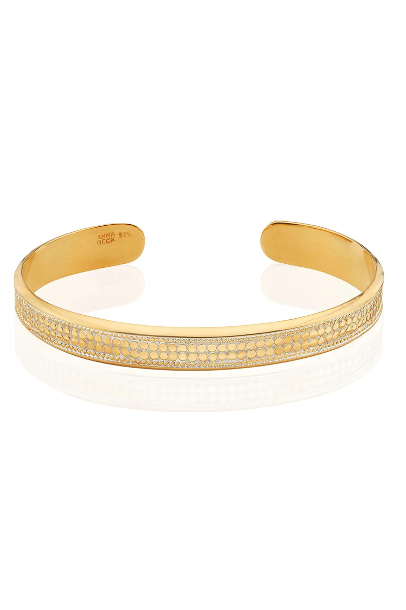 Anna Beck Wide Band Stacking Cuff - Gold
