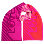 Green Thomas Love Blanket Scarf- Pink Mix