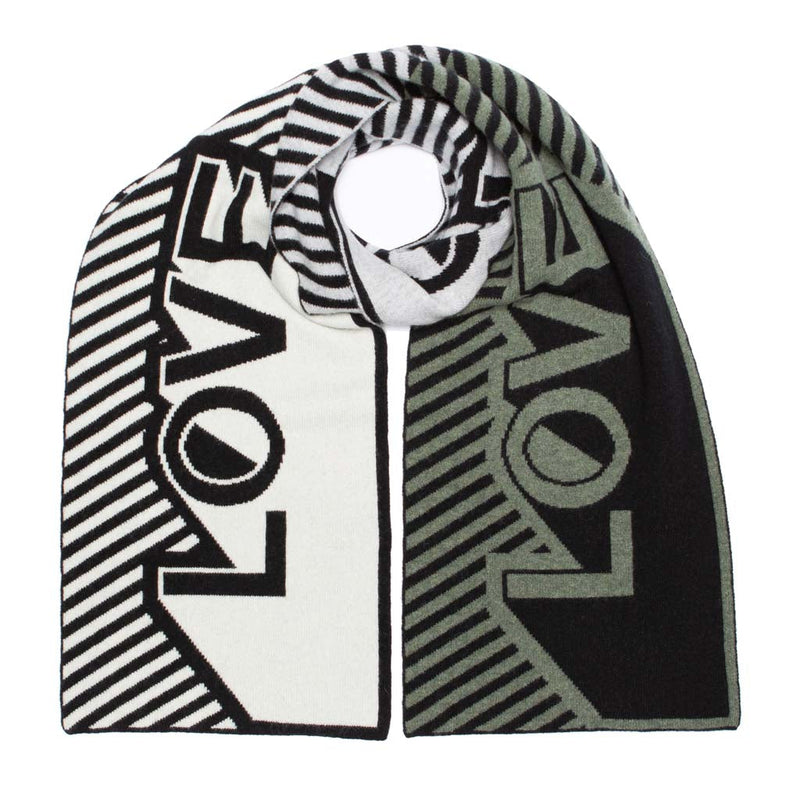Green Thomas Love Blanket Scarf - Mono Mix