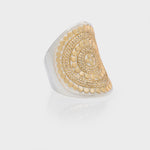 Anna Beck Classic Saddle Ring - Gold & Silver