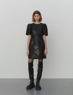 Day Birger Elaia Modern Jacquard Dress - Meteorite  Black
