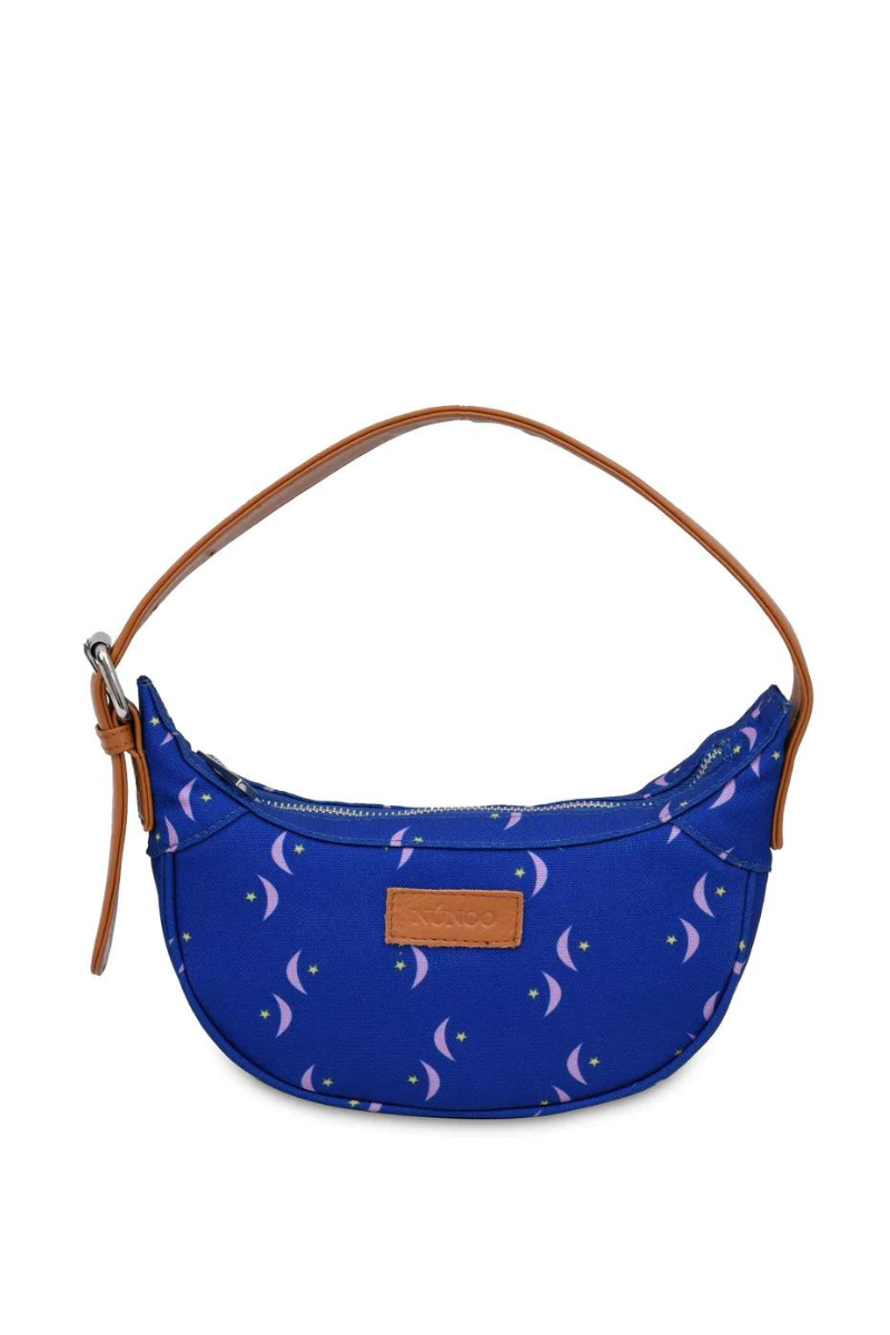 Nunoo Pluto Moon Canvas Leather Bag - Moon