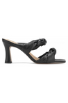 Shoe Biz Vaje Smoothie  Leather Sandal - Black