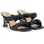 Shoe Biz Vaje Smoothie  Leather Sandal - Black