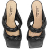 Shoe Biz Vaje Smoothie  Leather Sandal - Black