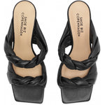 Shoe Biz Vaje Smoothie  Leather Sandal - Black