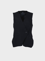 Black Colour Chicago Vest - Black