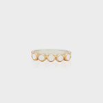 Anna Beck White Agate Multi Stone Ring - Gold