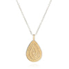Anna Beck Large Beaded Teardrop Necklace - Gold