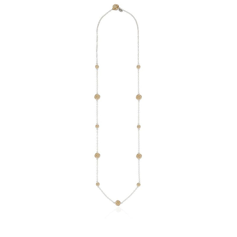 Anna Beck Dotted Station Necklace - Gold