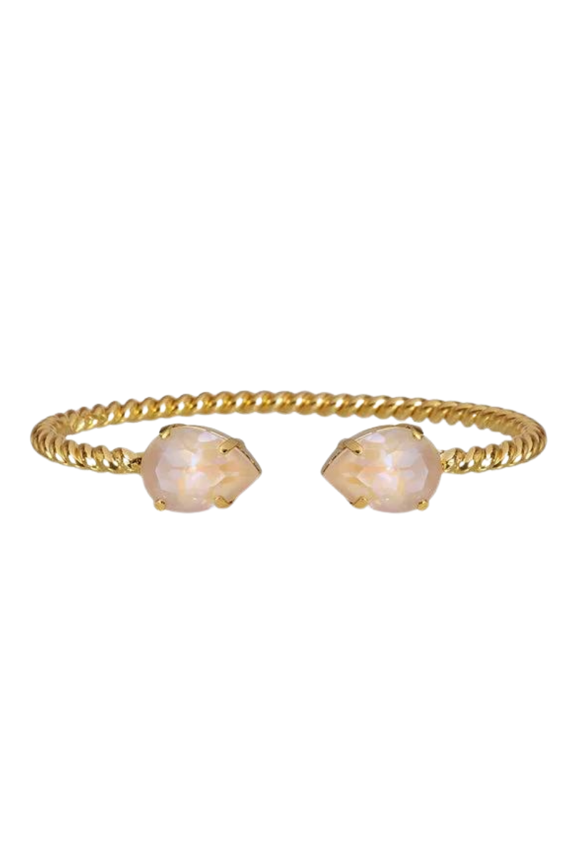 Caroline Svedbom Mini Drop Bracelet Gold - Ivory Cream Delite