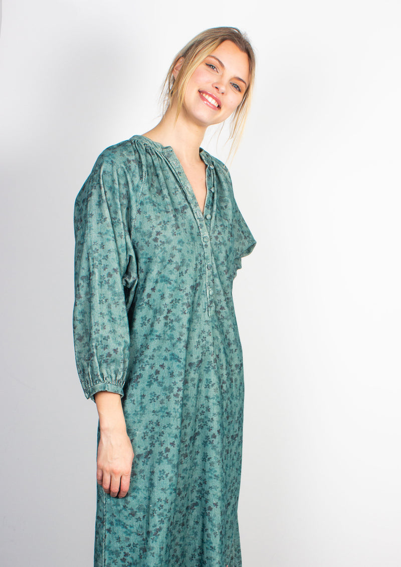 Primrose Park Zion Needle Cord Dress - Teal