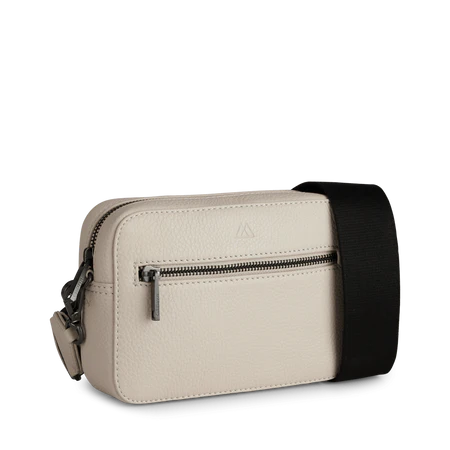 Markberg EleaMBG Crossbody Bag, Grain - White Sand w/Black