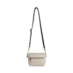 Markberg EleaMBG Crossbody Bag, Grain - White Sand w/Black