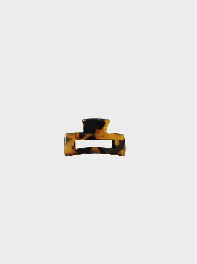 Black Colour Berlin Small Hair Clip - Tortoise