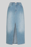 Second Female Dustine Denim Skirt - Denim Blue