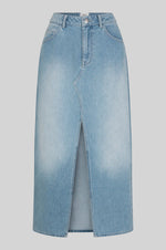 Second Female Dustine Denim Skirt - Denim Blue