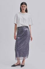 Second Female Vaja Sequin Skirt - Stormy Weather