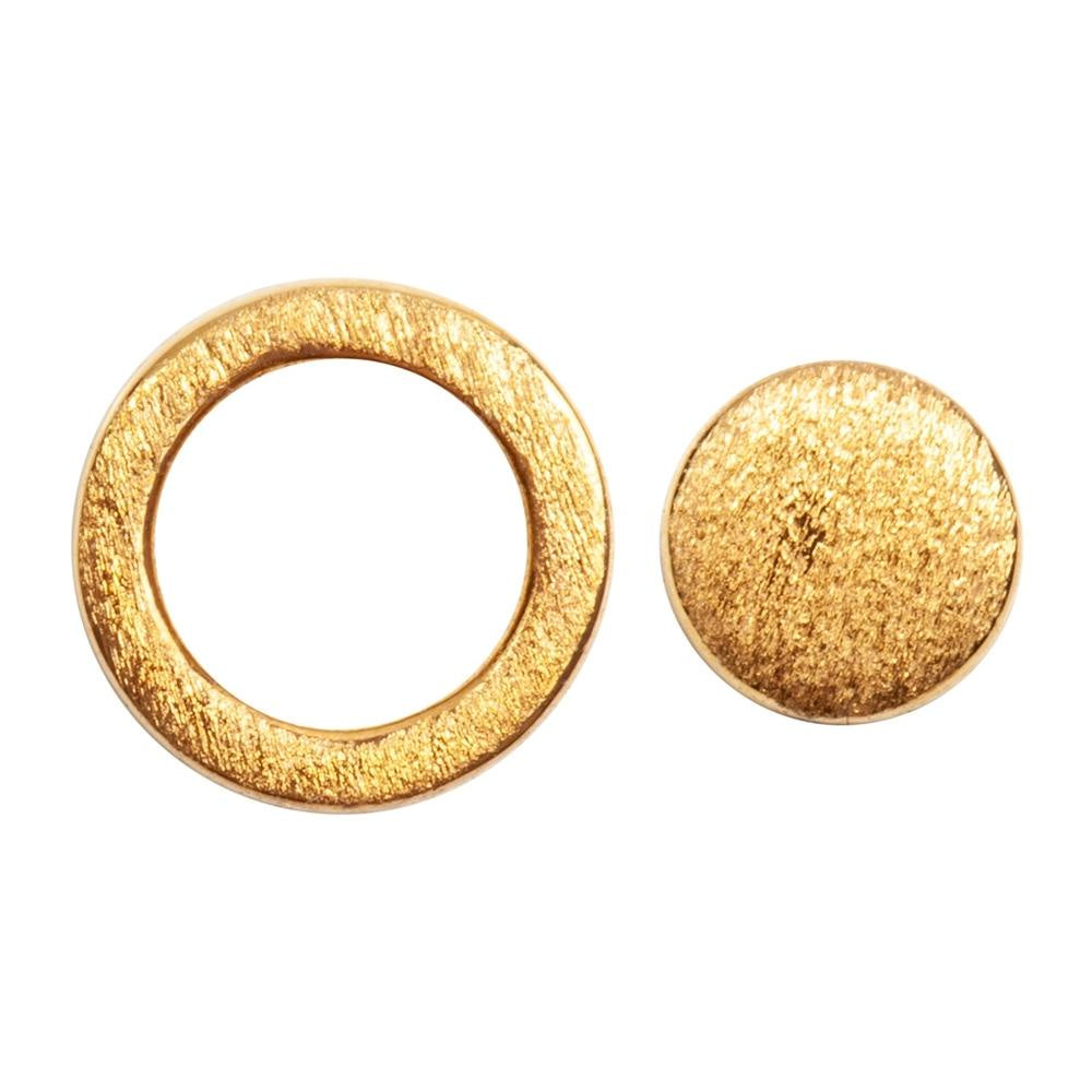 LULU Copenhagen Family Round Earrings Pair - Gold