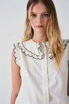Seventy + Mochi Phoebe Blouse - White Denim