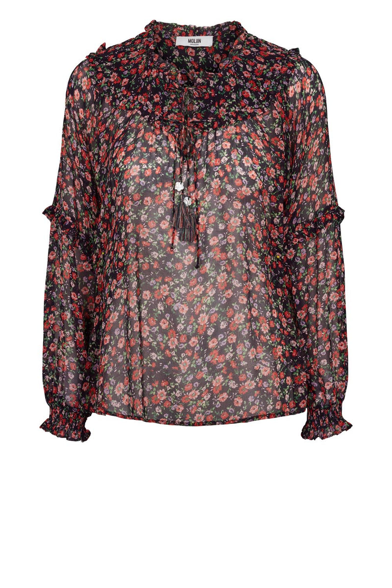 Moliin Roxanne Blouse - Evening Blue
