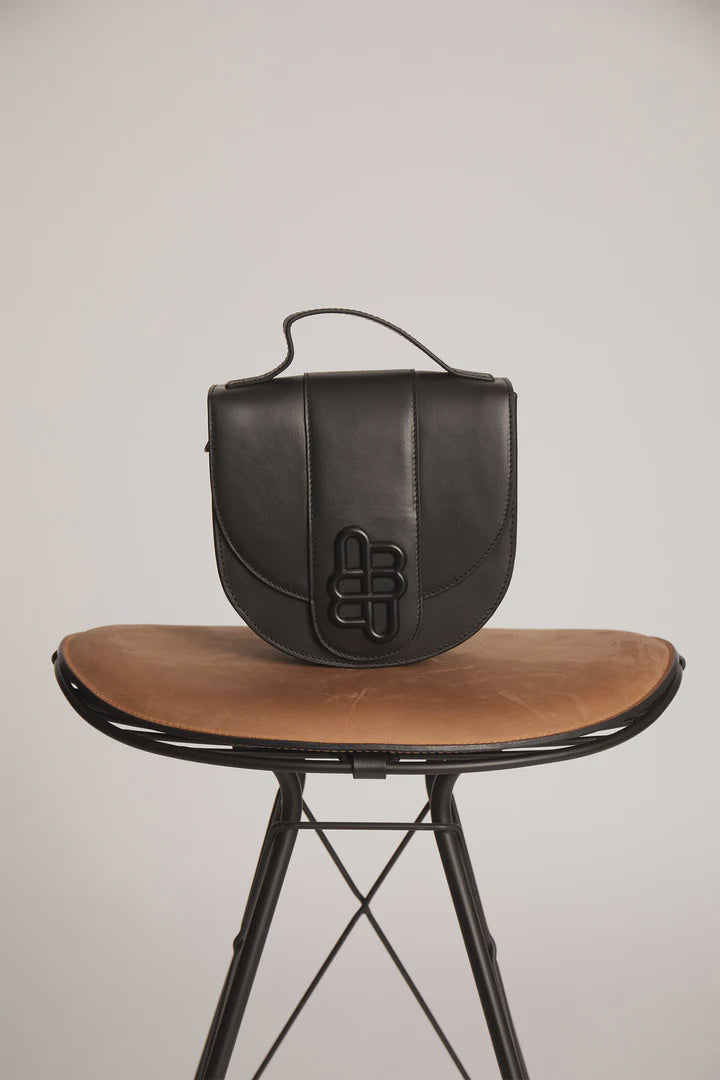 Munthe Malilly Leather Bag - Black