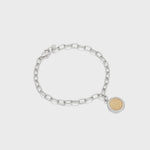 Anna Beck Classic Smooth Rim Charm Bracelet - Gold & Silver