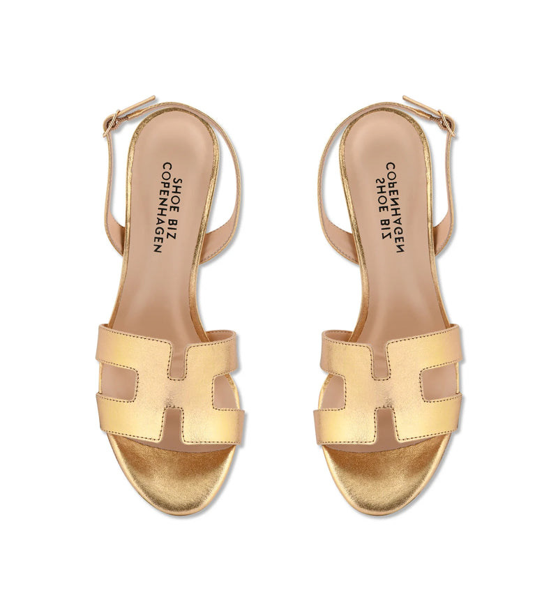 Shoe Biz Clarissa Sandal - Gold