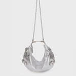 Núnoo Dagmar Buckle Recycled Bag - Cool Silver