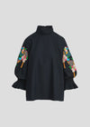 Essentiel Antwerp Eleanor Embroidered Top - Black
