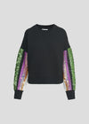 Essentiel Antwerp Equins Sweater With Sequins - Black Multicolour