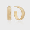 Anna Beck Classic Wide Hoop Earrings - Gold